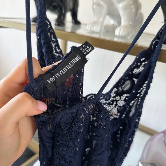 Prettylittlething navy jumpsuit - Picture 2 of 4